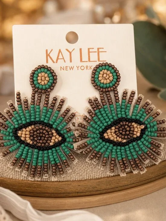 Kay Lee Beaded Earrings NEW