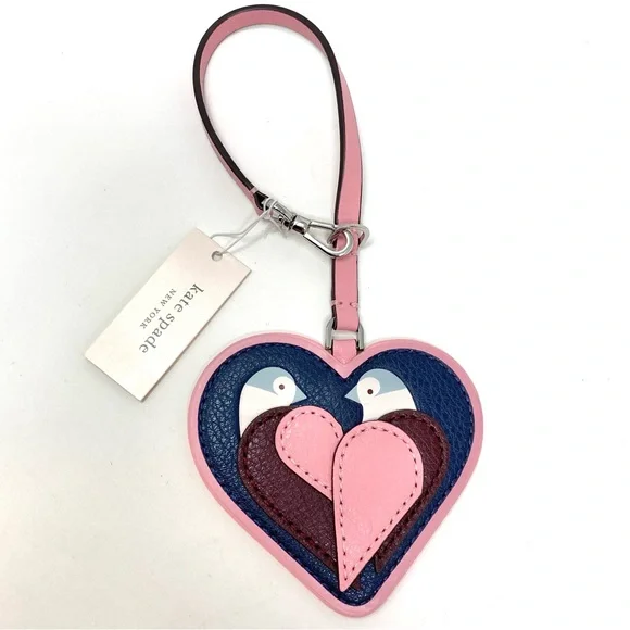NWT Kate Spade Heart Bird Charm