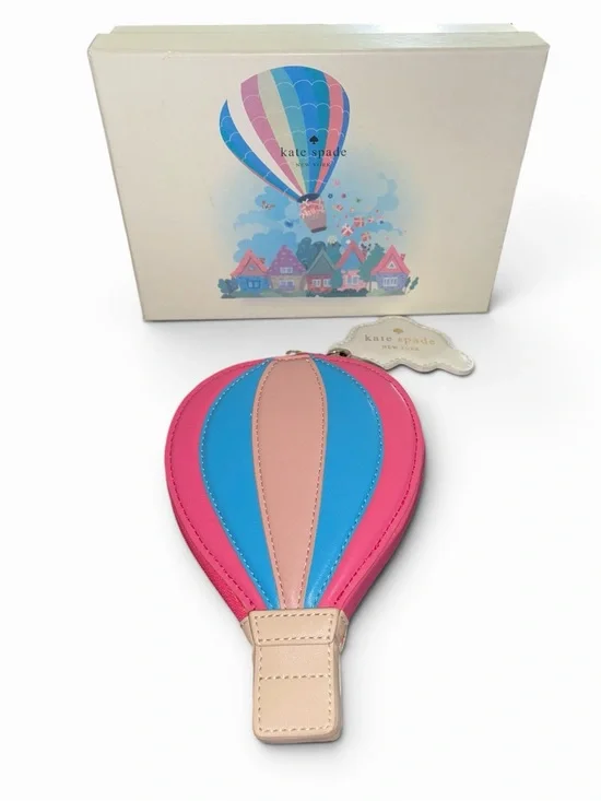 KATE SPADE GET CARRIED AWAY HOT AIR BALLOON COIN PURSE IN BOX