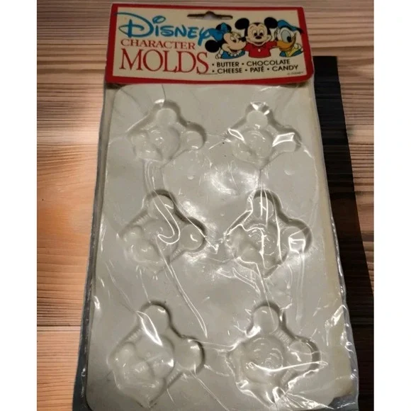 NEW Vintage Disney Mickey Mouse Molds‎ Chocolate Butter Cheese Pate Candy NIB