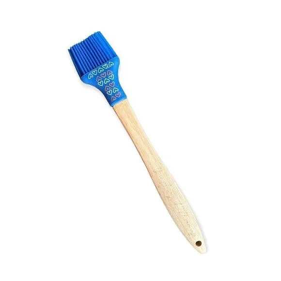 New Silicone Heart Embossed You Lift Me Up Cooking Kitchen Basting Brush