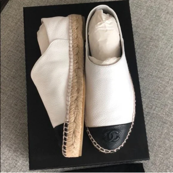 Chanel Leather Espadrilles (Limited Edition)