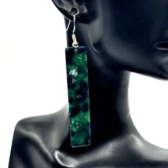 Emerald Earrings.