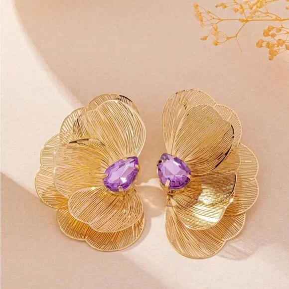Flower Earrings N884