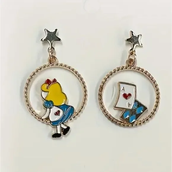 Alice in Wonderland Earrings