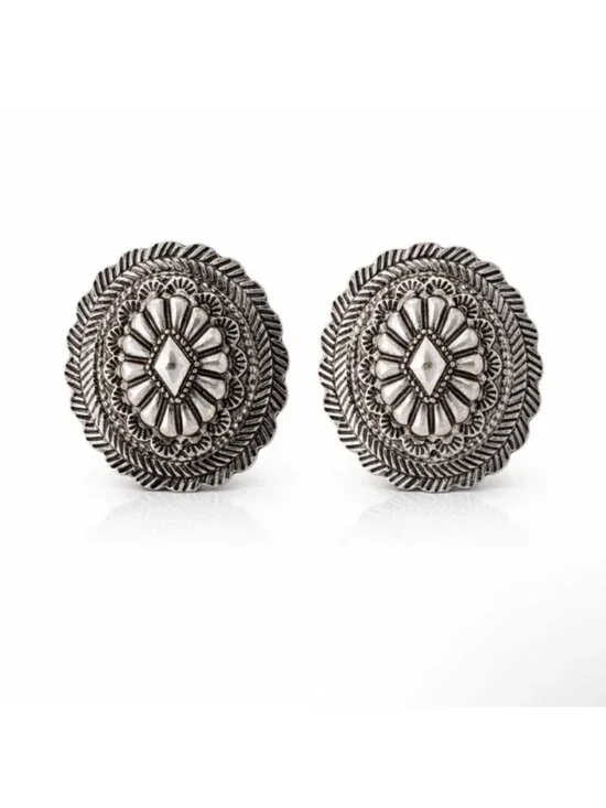 3/$30 New! Silver Western Boho Post Earrings (3039) NWOT