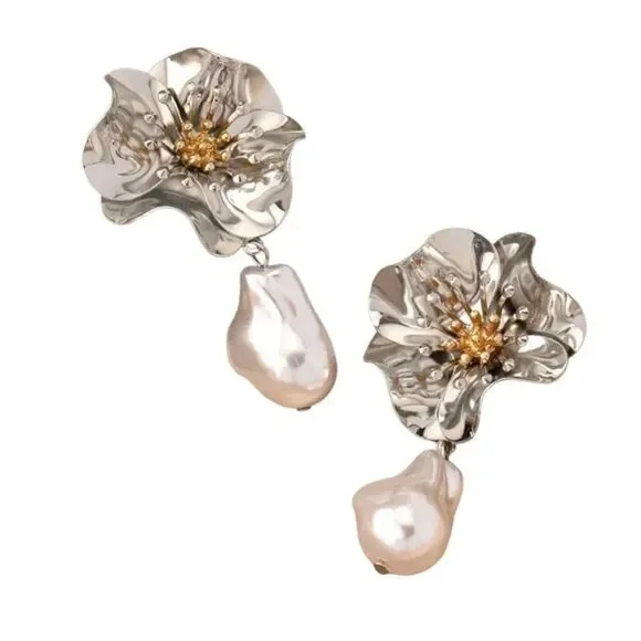 Bohemian flower earrings N381