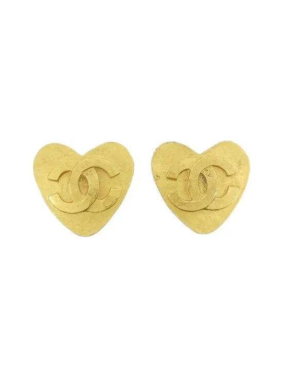 Chanel Vintage Earrings Gold