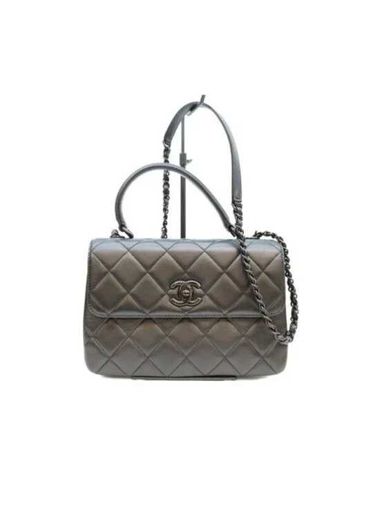 Chanel Black Lamb So Trendy CC Small Shoulder