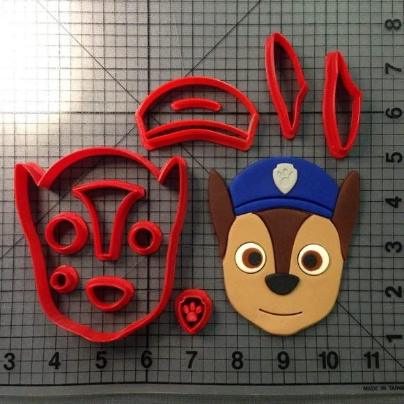 Paw Patrol Chase Cookie/Fondant Cutter 3”