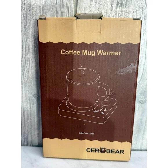 CEROBEAR Coffee Mug Warmer DS1209 Black Electric Beverage Tea Milk Heater 30W