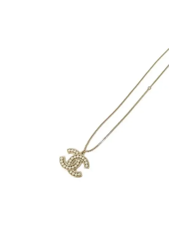 Chanel Pendant Necklace Metal Gold And #299383C96B