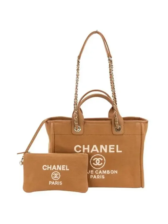 Chanel Deauville Nm Tote Mixed Fibers #299278C42B