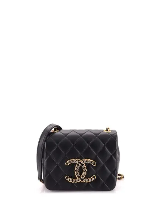Chanel Crystal Cc Full Flap Bag Quilted #299273C47B