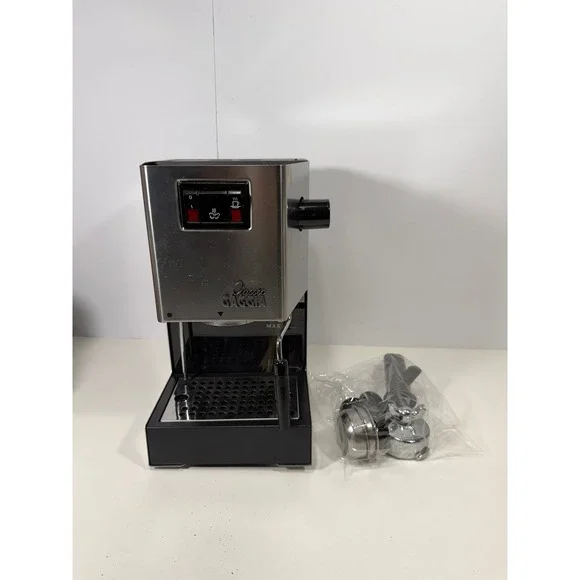 Gaggia Classic Espresso Machine Stainless Steel Italian Coffee Maker Silver