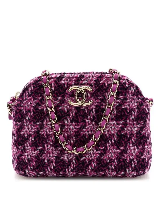 Chanel Tweed Quilted Mini Clutch With #298903C28B