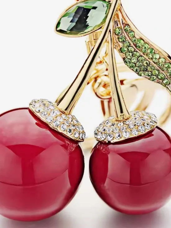 BLINGED CHERRY CHARM