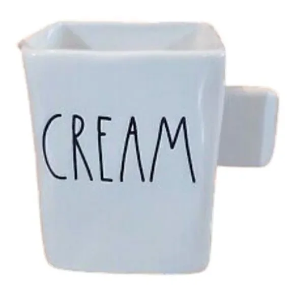 Rae Dunn Cream Square Rae Dunn By Magenta CREAM Canister Farmhouse