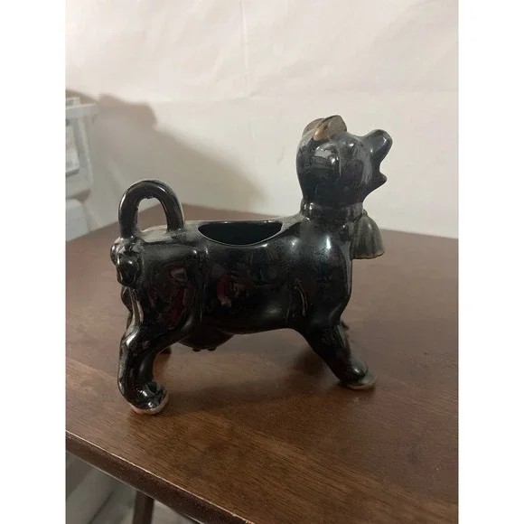 Unbranded Redware Cow Creamer Pitcher EmVintage Ceramic Farmhouse Cottagecore