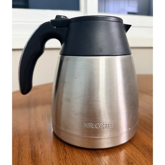 Genuine Mr. Coffee Replacement Thermal Carafe Pot Stainless/Black 137035-000-000