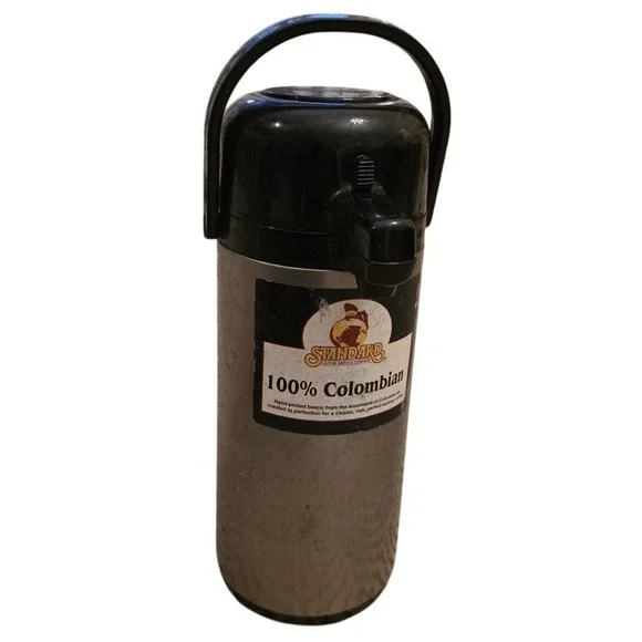 Thermal Airpot Coffee Dispenser 3l/102 oz Insulated Stainless‎ Steel - pre-owned