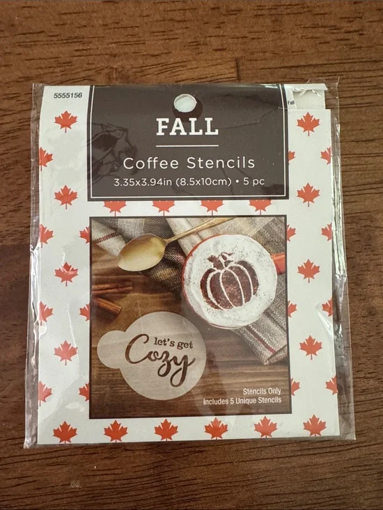Fall Coffee Stencils