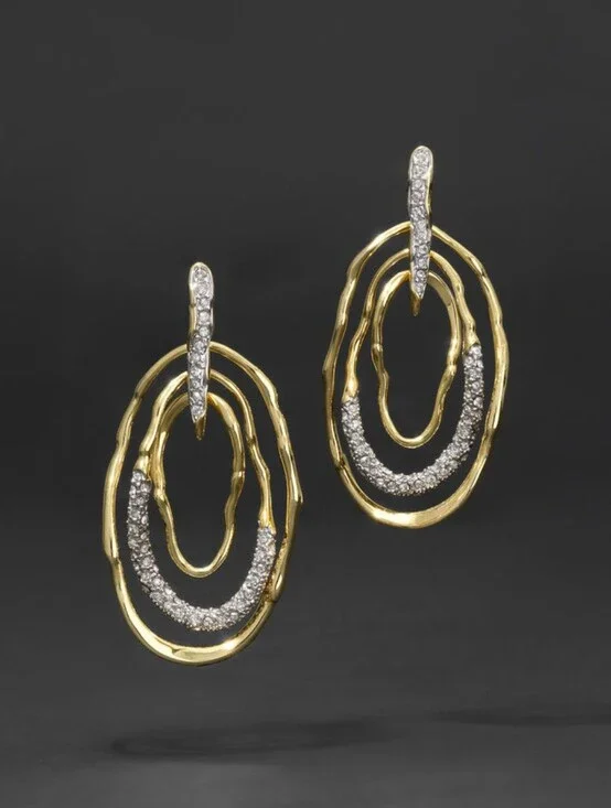 Alexis Bittar Solanales Crystal Pavé Mobile Post Earring