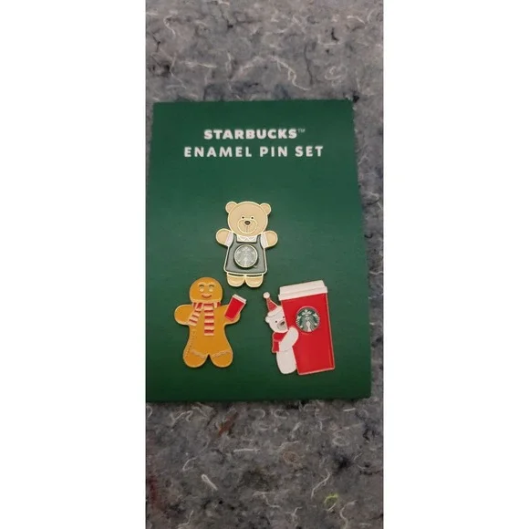 Starbucks 2025 3-Pin Set Limited Edition Package‎ NWT