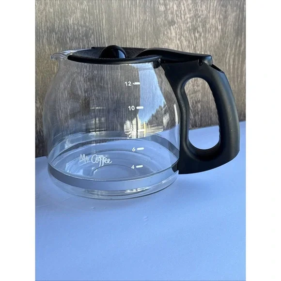 Mr. Coffee 12 Cup Replacement Glass Black Coffee Pot Replacement‎