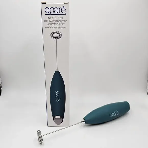 Milk Frother & Beverage Whisk. Battery‎ Operated Handheld & Portable