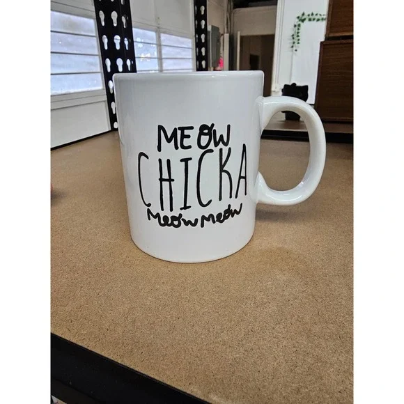 Cat Mug - 12oz - Meow‎ Chicka Meow Meow
