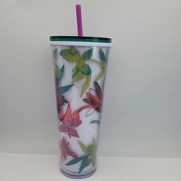 Floral 24 oz‎ Starbucks Tumbler