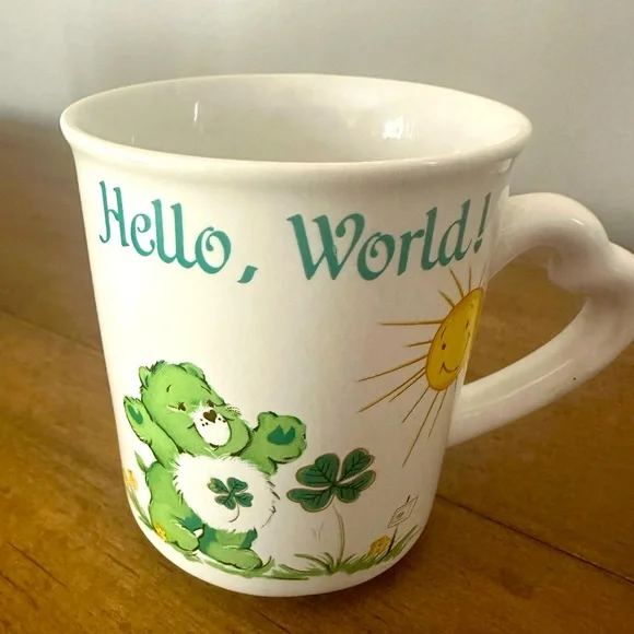 Care Bears “Hello World” Ceramic Mug, Cup