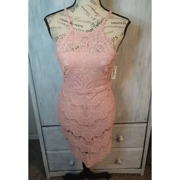 Intimately Free People  lace dress Xs  feminine cottage core Boho Sexy