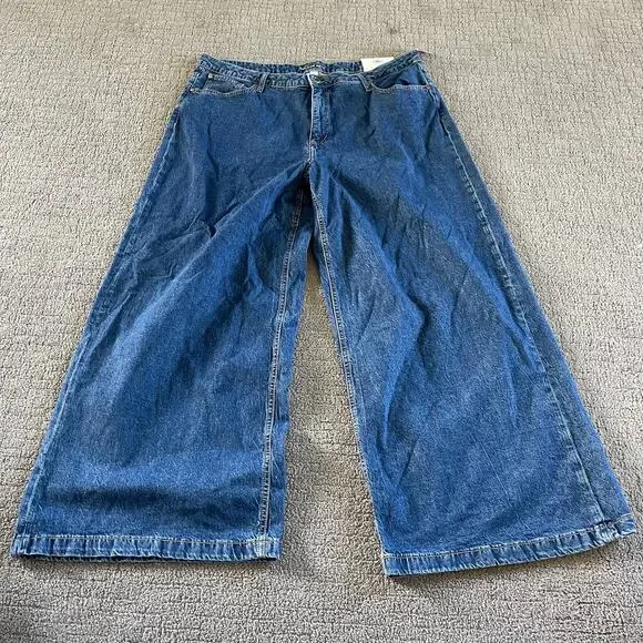 On 34th 18W Wide Leg Denim New