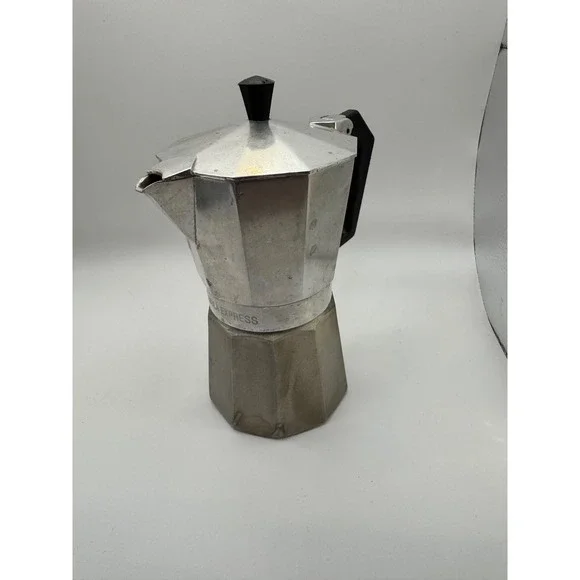 Primula‎ Express Stovetop Espresso Maker Aluminum Moka Pot Silver