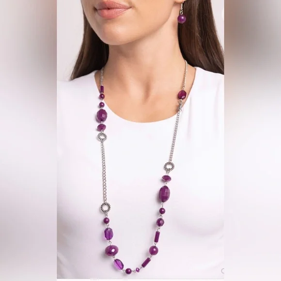 Craveable Color - Purple Necklace