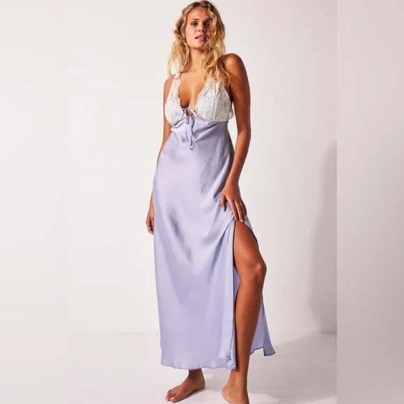 ❤️Free people Countryside Maxi Slip Dress