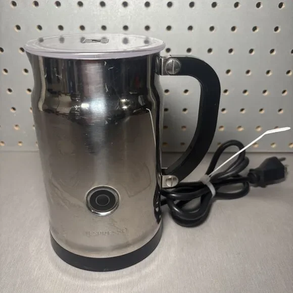 Nespresso Electric Milk Frother Aeroccino Plus Stainless Model 3192 Hot & Cold