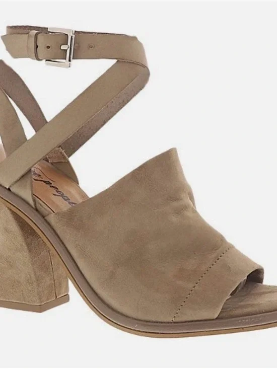 Free People Taupe See You There Heel