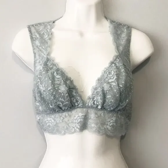 Intimately Free People blue lace bralette small