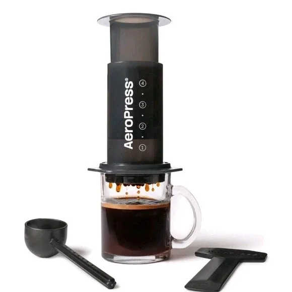 AeroPress Coffee Press, French Press, Pour-Over/Espresso + 350Ex Filters-No Box