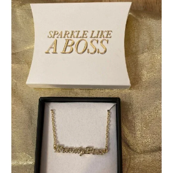 Avon Sparkle Like A Boss Necklace, New Boxed