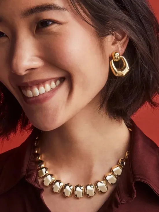 Kendra Scott Kaitlin Gold Statement Necklace