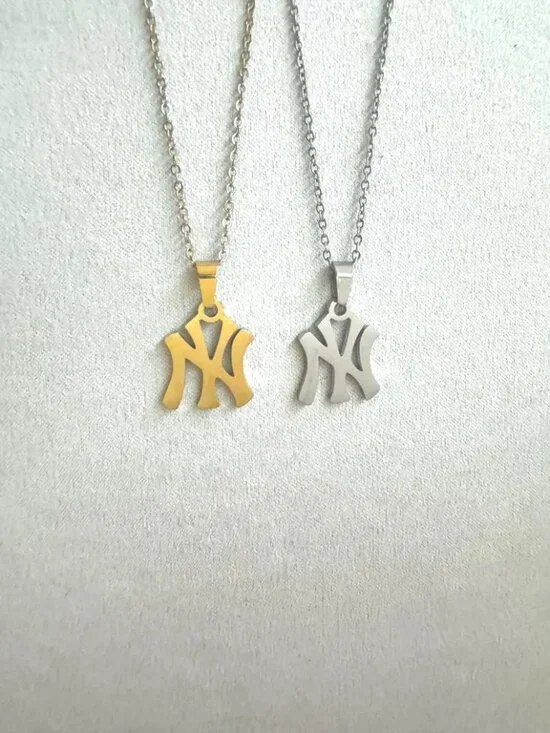 New York Yankees Necklaces - Gold & Silver Bundle - Dainty Necklace - Y2K