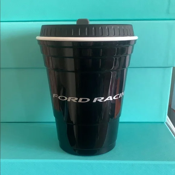 Ford Racing Black Travel Mug new 711