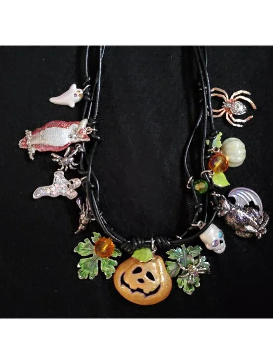 Kirks Folly Necklace Halloween Charms 19