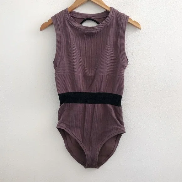 FREE PEOPLE Movement FreePeople Prajna Backless‎ Bodysuit Size Large