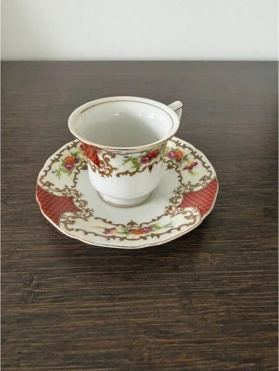 Vintage Japanese Demitasse Cup & Saucer