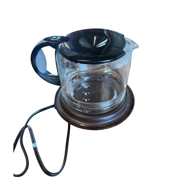 West Bend Take Ten 10 Cup Electric Coffee Beverage Server Vintage Brown‎